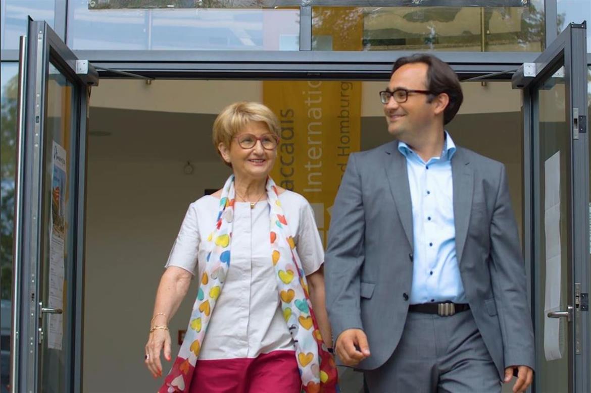 Campus tour presents current projects of accadis Education